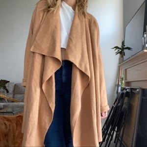 Oversized Tan Cardigan